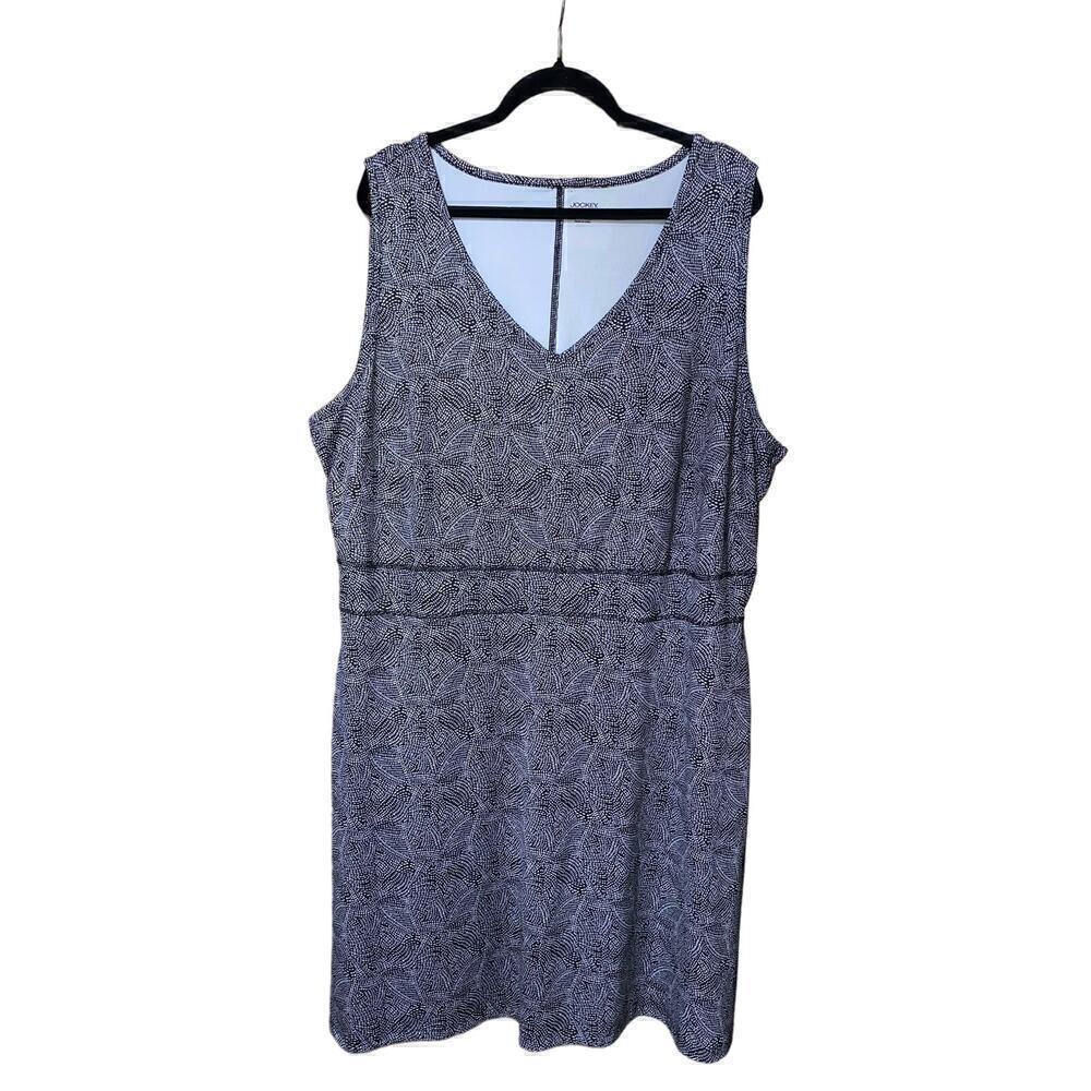 Sleeveless black Jockey‎ Dress, Lined & Wrinkle free Size 2X  Polyester/spandex